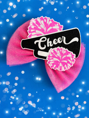 Cheer oversized single bow