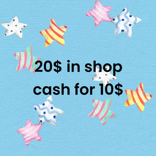 20$ shop cash