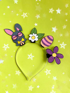 Retro bunny headband