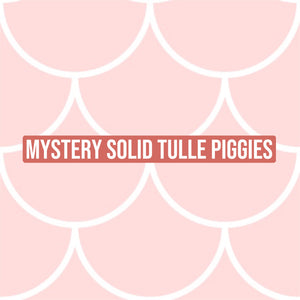 Mys solid tulle piggies