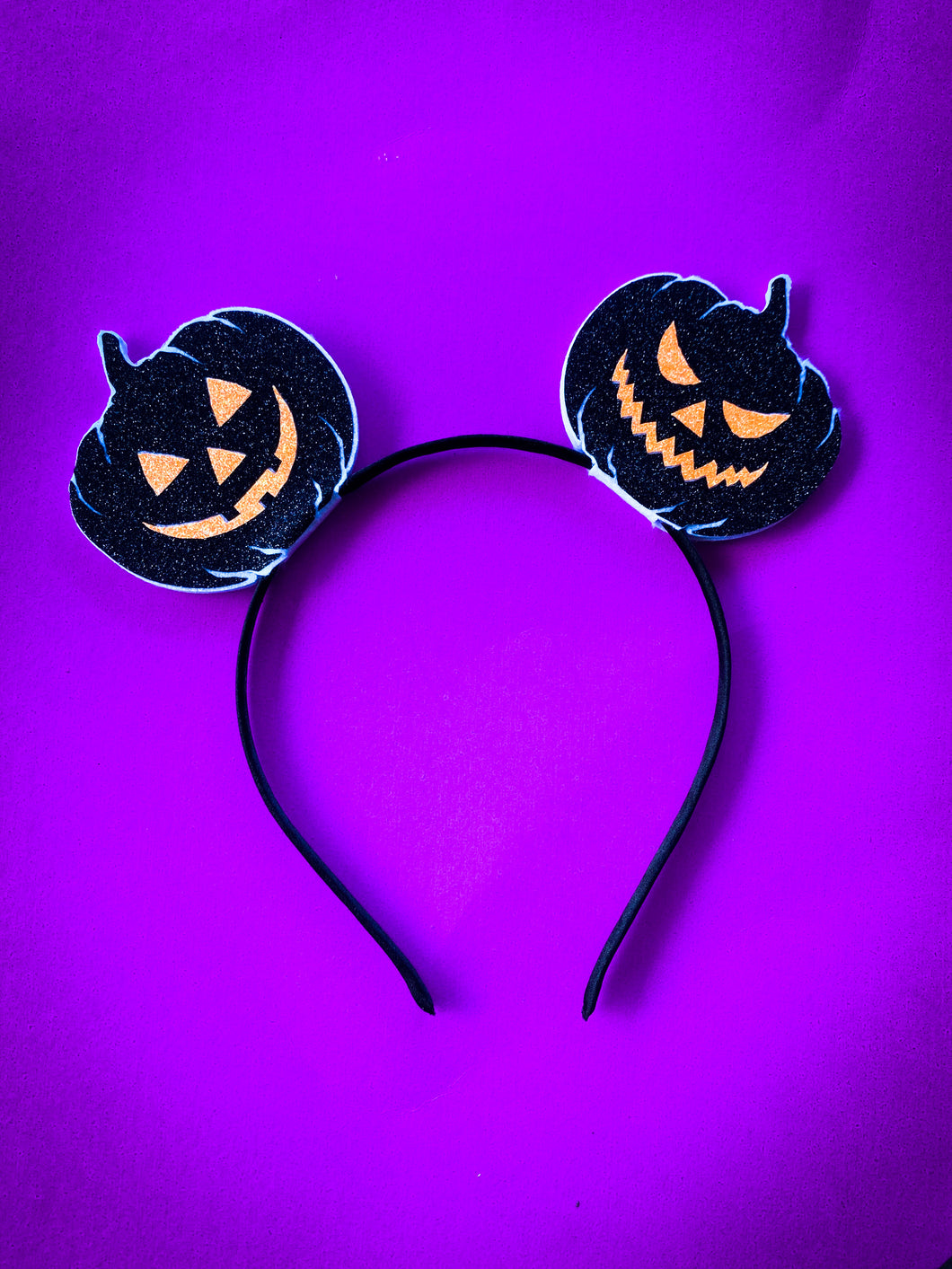 Jack-o-lantern headband
