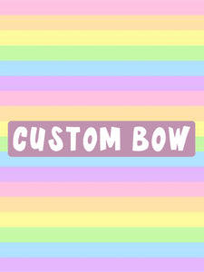 custom bow