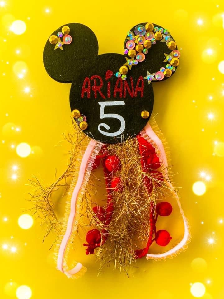 Mouse birthday pin