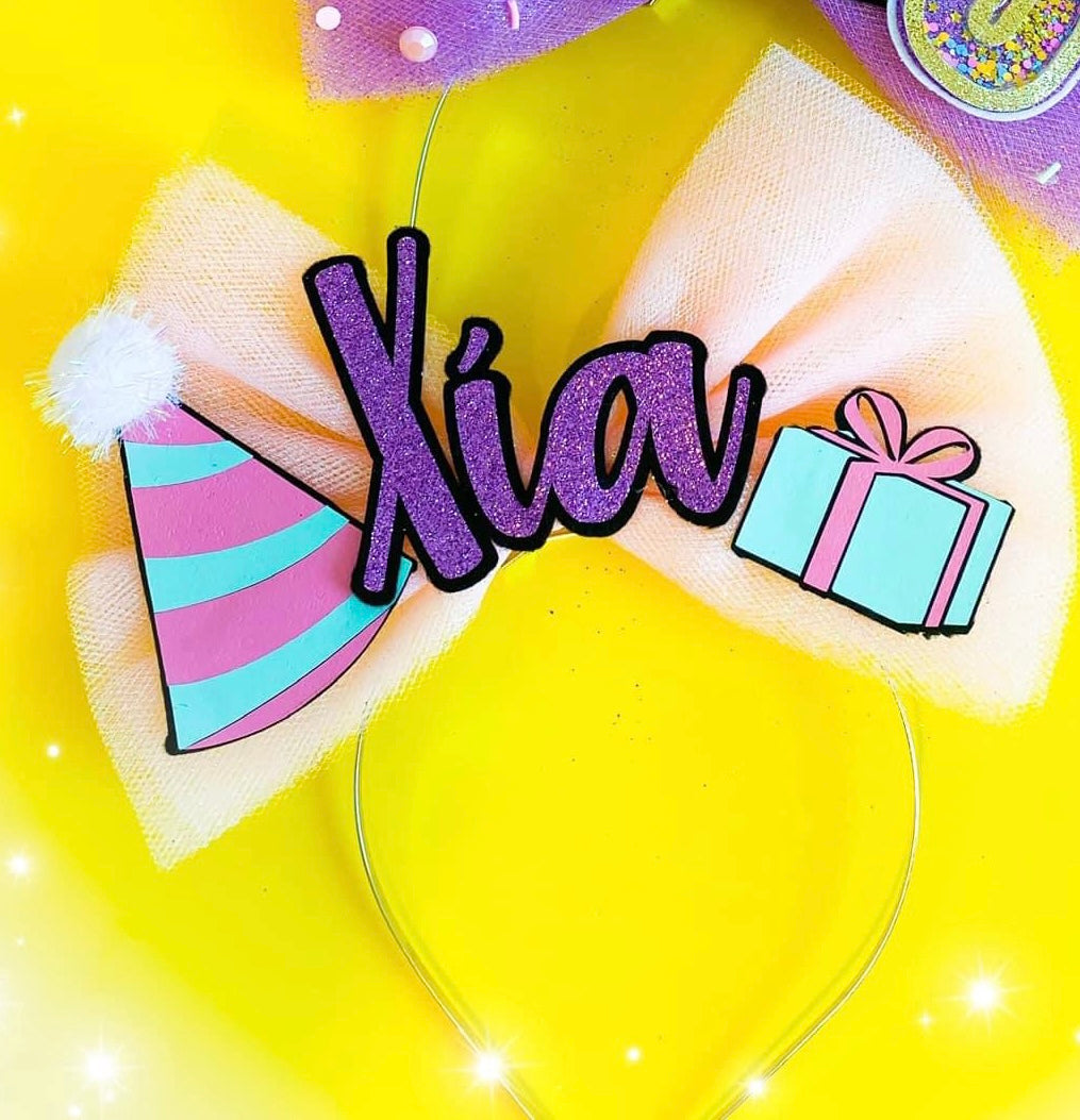 party name headband