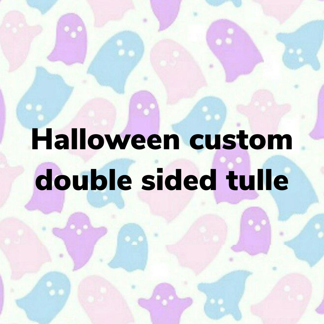 Halloween double sided custom